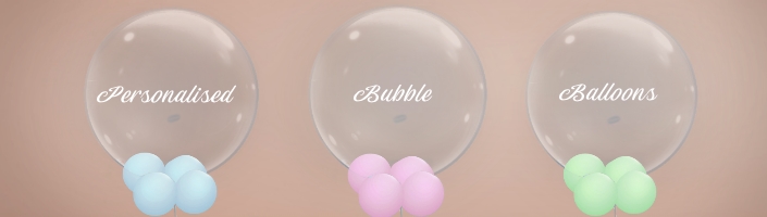 Personalised Bubble Balloons | Party Save Smile